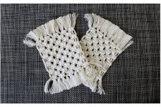 【ハンドメイド】マクラメ コースター /  マット テーブルウェア 敷物 雑貨 手作り【stn002】