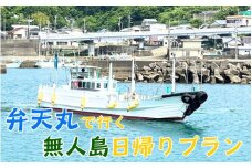 アクティブ系 親子で・カップルで楽しむすさみ【無人島日帰り】＜お弁当付きプラン＞【btm003】
