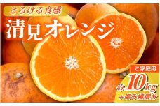 ＜2月より発送＞＜2月より発送＞家庭用 清見オレンジ 10kg+250g（傷み補償分）【光センサー食頃出荷】【樹上完熟きよみオレンジ・清見タンゴール・清美】【わけあり・訳あり】 / オレンジ 清見 おれんじ みかん 柑橘 有田 和歌山 産地直送  くだもの 果物 フルーツ 柑橘類 和歌山 すさみ町【ikd242】