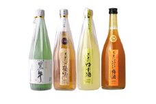 黒牛720ml6本セット (純米酒2本／梅酒2本／ゆず酒／とろーり梅酒）名手酒造（E006）
