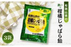 濃い×2 和歌山県の柑橘じゃばら飴 3袋 【SW94】