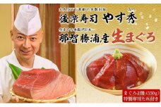 【期間限定】後楽寿司 やす秀 監修 那智勝浦の漬け鮪丼 ～生本まぐろの極み～（まぐろ2冊550g・特製たれ200g付）【2025年3月～発送】