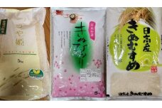 きぬむすめ精米5kg・きぬひかり精米5kg・つや姫精米5ｋｇ【令和5年産】（発送日前日精米）