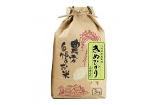 きぬひかり 精米 3kg【令和5年産】（発送日前日精米）