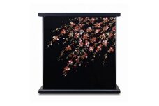 タツクラフト 紀州塗り ミニ仏壇 雅 大 しだれ桜 【Tk168】
