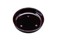 菓子鉢 8.0寸 溜 貝張 やまと梅【YG70】