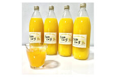 【果汁100%】無添加！贅沢絞りの清見オレンジストレートジュース1000ml×4本セット【nuk123】