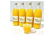 【果汁100%】無添加！贅沢絞りのせとかストレートジュース 1000ml×4本セット【nuk130】