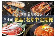 【全4回】家族みんなで楽しめる＼たっぷり容量ならコレ／絶品おかず定期便（さば・鰻・サケ・海鮮丼）【tkb305】