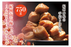 訳あり 紀州南高梅 ＜つぶれ梅＞うす塩750g【ハチミツ入】塩分10%　なかやまさんちの梅干 うめ ウメ 梅干し【nky013-175k】