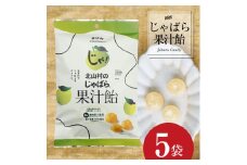 【ふるさと納税】北山村のじゃばら果汁飴×5袋セット（6倍濃縮果汁入）【njb551A】