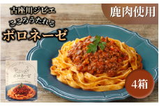 古座川ジビエ　こころうたれるボロネーゼ4箱セット（160g×4個）【gbe109】