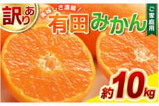 ＼光センサー選別／訳あり 有田みかん 約10kg 【ご家庭用】 和歌山県 温州みかん 先行予約【11月中旬から1月中旬までに順次発送予定 　（お届け日指定不可）】 / 訳あり みかん 家庭用 ご家庭用 先行予約【nuk138E】
