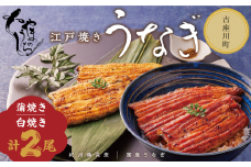 数量限定！うなぎ専門店の蒲焼と白焼 食べ比べセット   / 国産 うなぎ 蒲焼き 白焼き 鰻 ひつまぶし 江戸焼 わさび 山椒 国内産 ふるさと 送料無料 冷凍 CAS 父の日 ギフト 古座川産 ふるさと納税 古座川町 【ymt003】