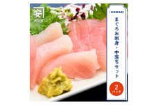 【訳あり】南紀勝浦  お刺身・中落ち2点セット/まぐろ マグロ 鮪 勝浦【kys007】