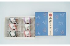 【美彩山海】　山海うめ　六個入（真鯛・ぶり・かつお・まぐろ・昆布・さけ　各１個）【iwt202】