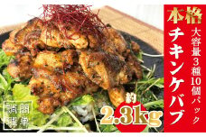 本場のケバブチキンステーキ　大容量お得10袋パック（230ｇソース入り×10）当店串本町ご当地グルメリピートランキング1位！ギフト贈答にも / ケバブ チキン チキンステーキ 鶏 惣菜 お惣菜 おかず トルコ料理【kcr104】