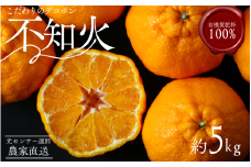 【農家直送】こだわりのデコポン不知火 約5kg  有機質肥料100%　※2025年2月中旬より順次発送予定（お届け日指定不可）【nuk111B】