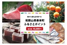 後から返礼品が選べる「串本町ふるさとポイント」 1万円【pt10000】