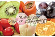 【全6回定期便】奇数月にお届け♪和歌山の野菜＆フルーツ定期便！キウイ・清見オレンジ・トマト・桃・ピオーネ・富有柿【tkb132】