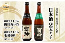 A24-048 鳥取県の美味しい酒　日本酒　2本セット