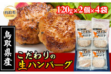 B24-055 【肉のとうはく】鳥取発こだわりの生ハンバーグ