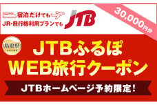 F24-043 【鳥取県】JTBふるぽWEB旅行クーポン　30000円