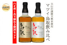 B24-298 （大山の深層天然水使用）マツイウイスキー鳥取贅沢セット700ml×2本/松井酒造 鳥取県 おすすめ 大山 だいせん ハイボール 水割り ロック