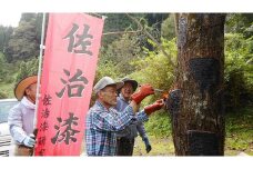 き24-056 【佐治漆研究会】室町時代から続く佐治漆の森を育てよう！（思いやり型返礼品）