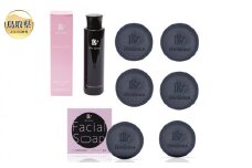 C24-192 【Elvi Grace】美容洗顔石けん80g6個セット　高保湿化粧水150mL×１本　ヒト幹細胞　レチノール　セラミド　ビタミンC　保湿　毛穴 　エイジングケア　敏感肌　無添加　