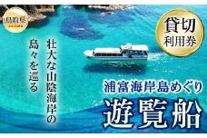 F25-006 浦富海岸島めぐり遊覧船　貸切利用券