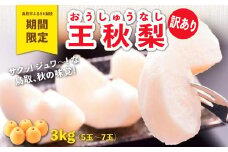 訳あり 王秋梨 3kg【やぶやフルーツガーデン】