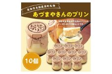あづまやさんのプリン（10個セット）