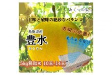 豊水梨 5kg箱詰め(鳥取県佐治町産) [あくつの梨]