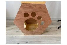 ハニカムカムふたあり　～大工職人が作る猫ちゃんの六角形ﾎﾞｯｸｽ～