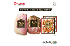 大山ハム お取り寄せ人気商品 3種4品 詰め合わせ （J-001）【大山恵みの里公社】