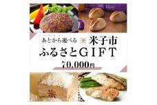 あとから選べる米子市ふるさとギフト(寄付金70,000円）