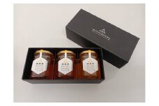 ニホンミツバチ100%の蜂蜜　3本入りギフトセット