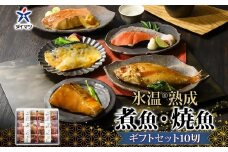〈山陰大松〉氷温熟成　煮魚・焼魚ギフトセット１０切　ＮＹＧ-10