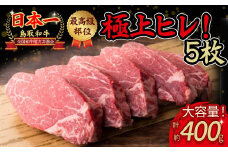 鳥取和牛 ヒレステーキ （合計400g） 国産 牛肉 ヒレ ステーキ 高級 霜降り 和牛 黒毛和牛 肉 ブランド牛 鳥取県 倉吉市