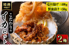 網元自慢のこだわりいかセット(2種・計850g)【sm-AJ005】【福栄】