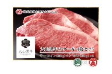 大山黒牛ステーキセット(サーロインステーキ500g・特選モモステーキ500g)【T-AC14】【大山ブランド会】