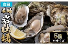 ＜平日着※指定日不可＞＜3月中旬～4月下旬発送予定＞岩牡蠣(養殖)Mサイズ(5個)【sm-DD007-A】【Workplays】