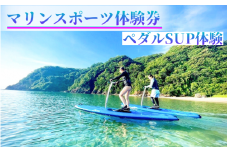 【62027】浦富海岸マリンスポーツ体験券 ペダルSUP体験