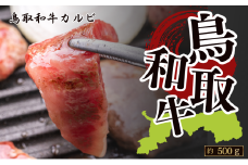鳥取和牛カルビ 焼肉 約500g
