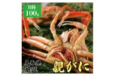 【ボイル】親ガニ(セコガニ) 100g　8杯