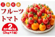 フルーツトマト 三朝町産 2kg × 1箱