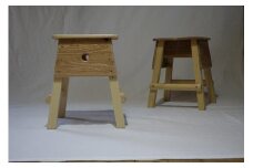 【完全受注生産】椅子職人 手作り こども スツール（子供椅子）