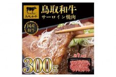 鳥取和牛サーロイン焼肉　300g  1329｜鳥取和牛 肉 お肉 にく ステーキ 食品 鳥取県産 人気 おすすめ 送料無料 ギフト 鳥取県 三朝町