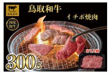 鳥取和牛イチボ焼肉　300g   1249